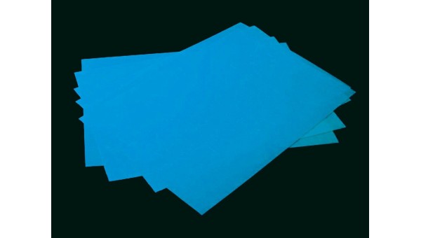 Светящаяся в темноте фотобумага-пленка InkPRINT A4, матовая для печати на струйном принтере, 1 лист (Синий) 
