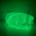 Пряжа люминисцентная светящаяся в темноте, длиной 70 м., цвет: Белый/Зеленый