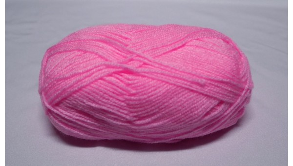 Пряжа флуоресцентная, длиной 200 м., цвет: Розовый 