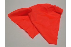Флуоресцентная ткань Biflex, цвет: Красно-Оранжевый, 1 метр