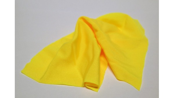 Флуоресцентная ткань Biflex, цвет: Жёлтый хром, 1 метр