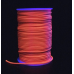 Шнур капроновый флуоресцентный, диаметр 3-4 мм, катушка 100 м, цвет: Розовый