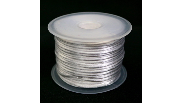 Шнур капроновый флуоресцентный, диаметр 3-4 мм, катушка 50 м, цвет: Белый