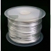 Шнур капроновый флуоресцентный, диаметр 3-4 мм, катушка 50 м, цвет: Белый