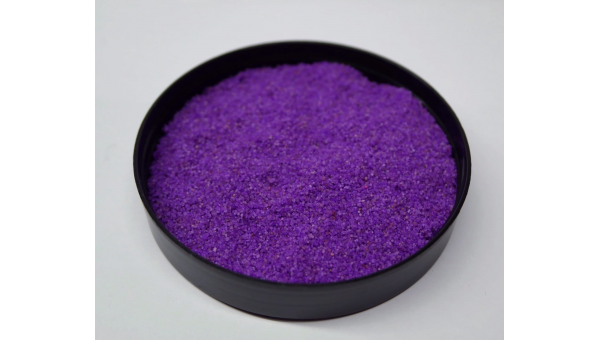 Декоративный флуоресцентный песок, цвет: Фиолетовый, 1 кг