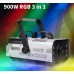 Дым-машина 900w с подсветкой RGB с д/у GN LED900