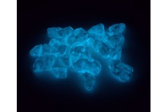 Светящиеся в темноте окрашенные камни, цвет: Белый/Синий, 1 кг
