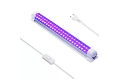 Ультрафиолетовый светодиодный линейный светильник 10Вт ,395-410 нм, 32 см